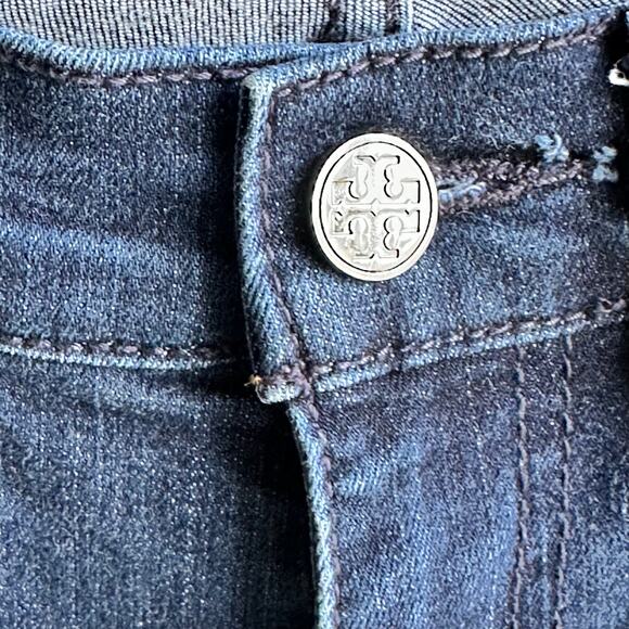 Tory Burch Skinny Jeans Dark Wash - Picture 5 of 11